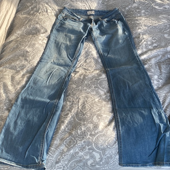 Garage denim low rise flares - Picture 4 of 6